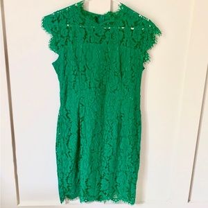 Green Lace Cocktail Dress